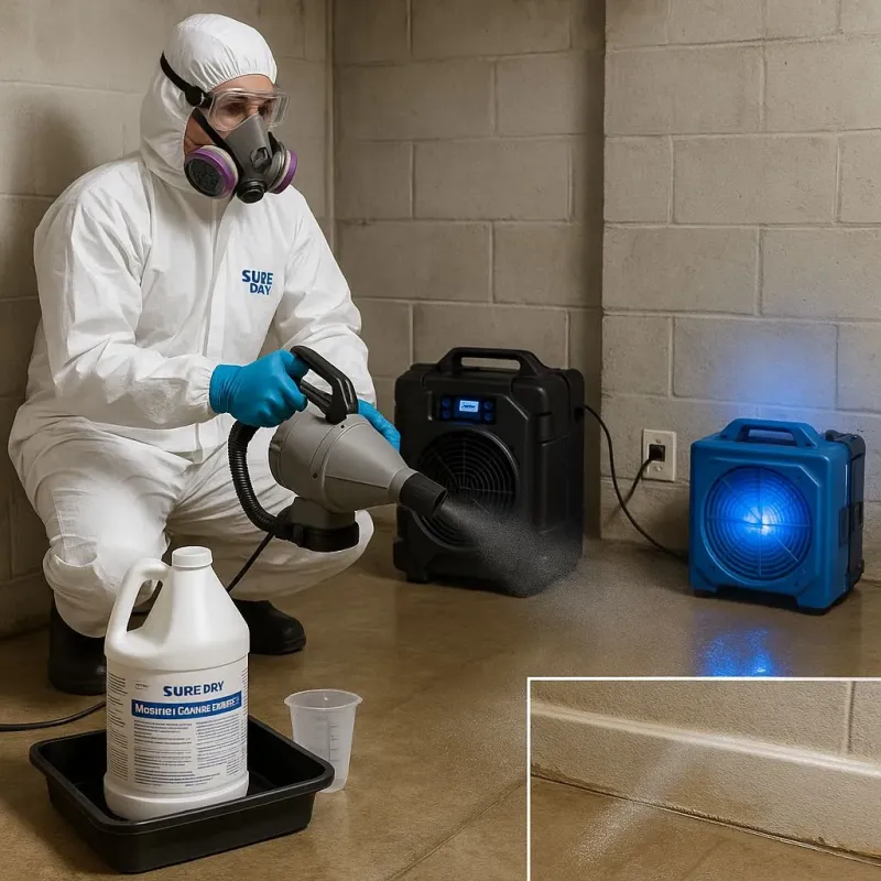 Sanitization and Odor Removal process in Espy, PA