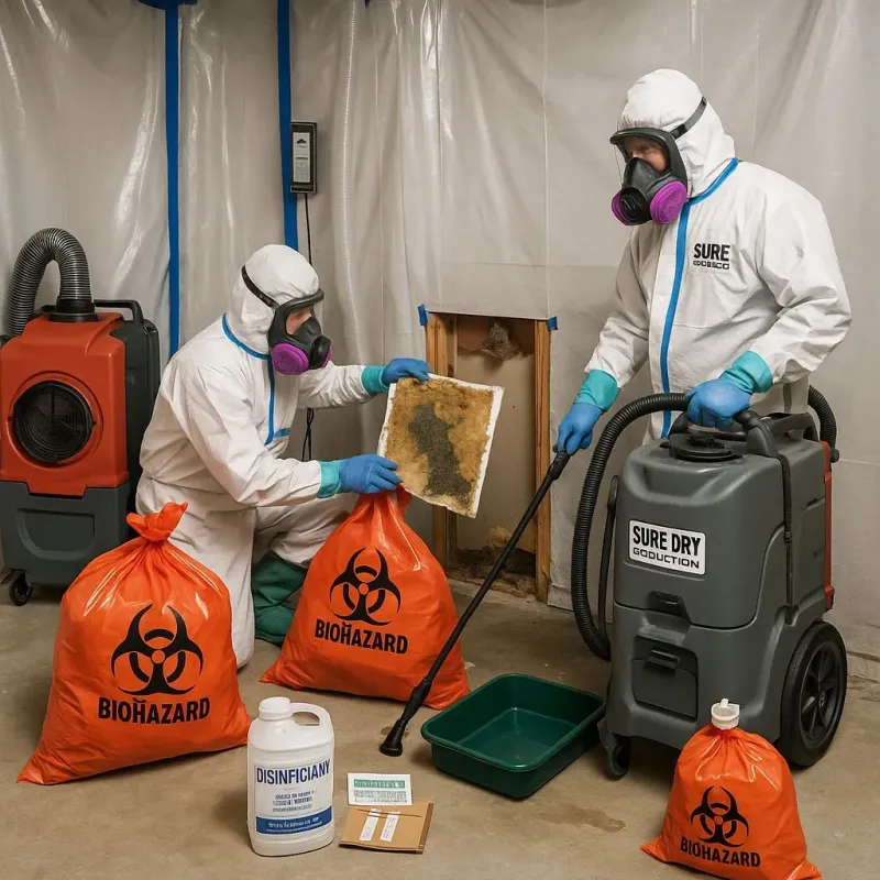 Contaminated Water Handling Protocols process in Espy, PA