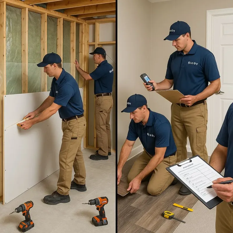 Repairs and Reconstruction process in Espy, PA