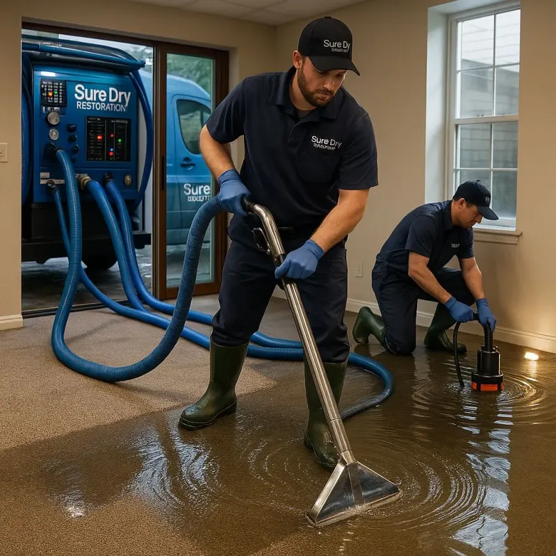 Water Extraction and Removal process in Espy, PA